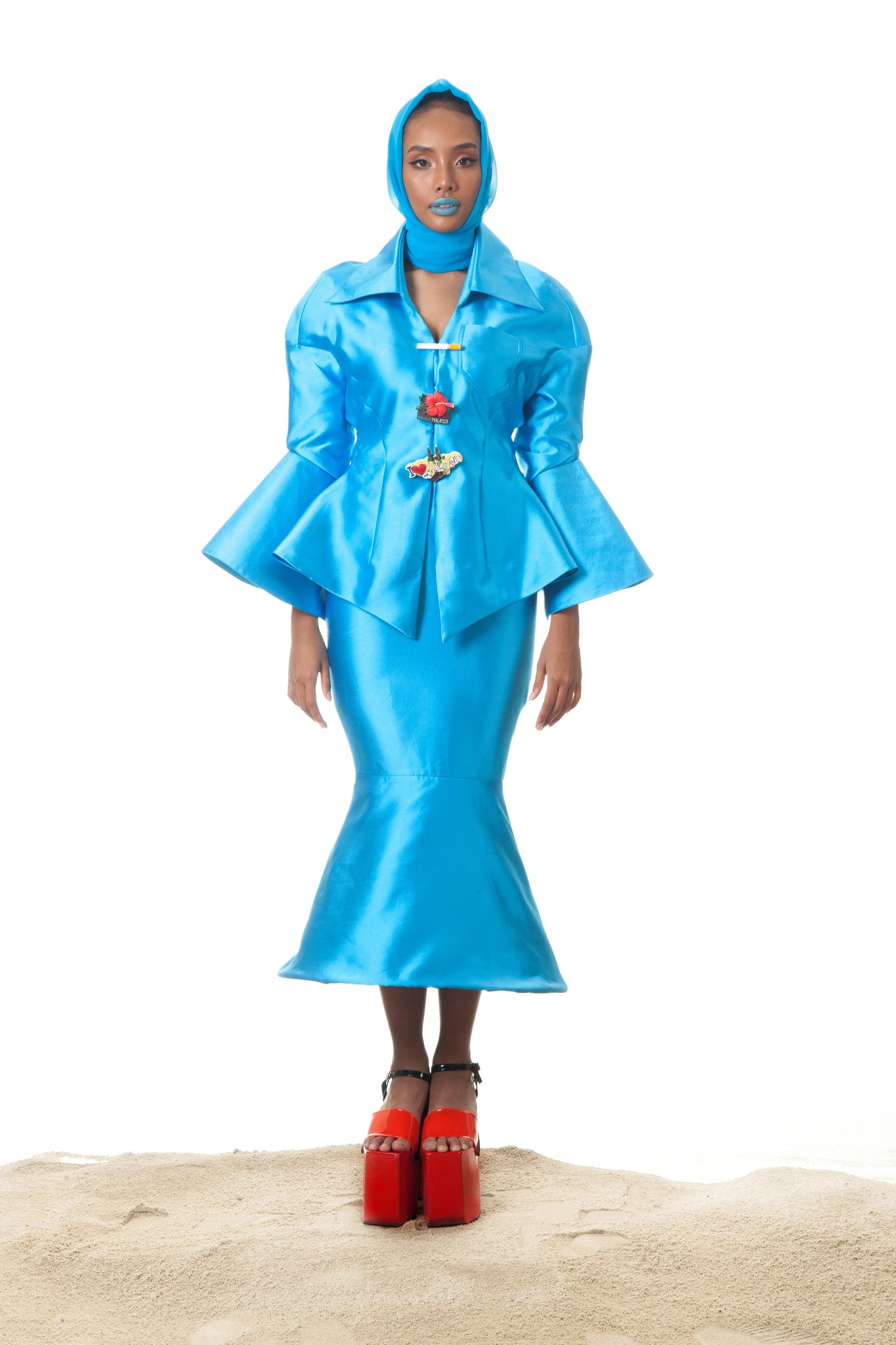 Hulla Taffeta Skirt