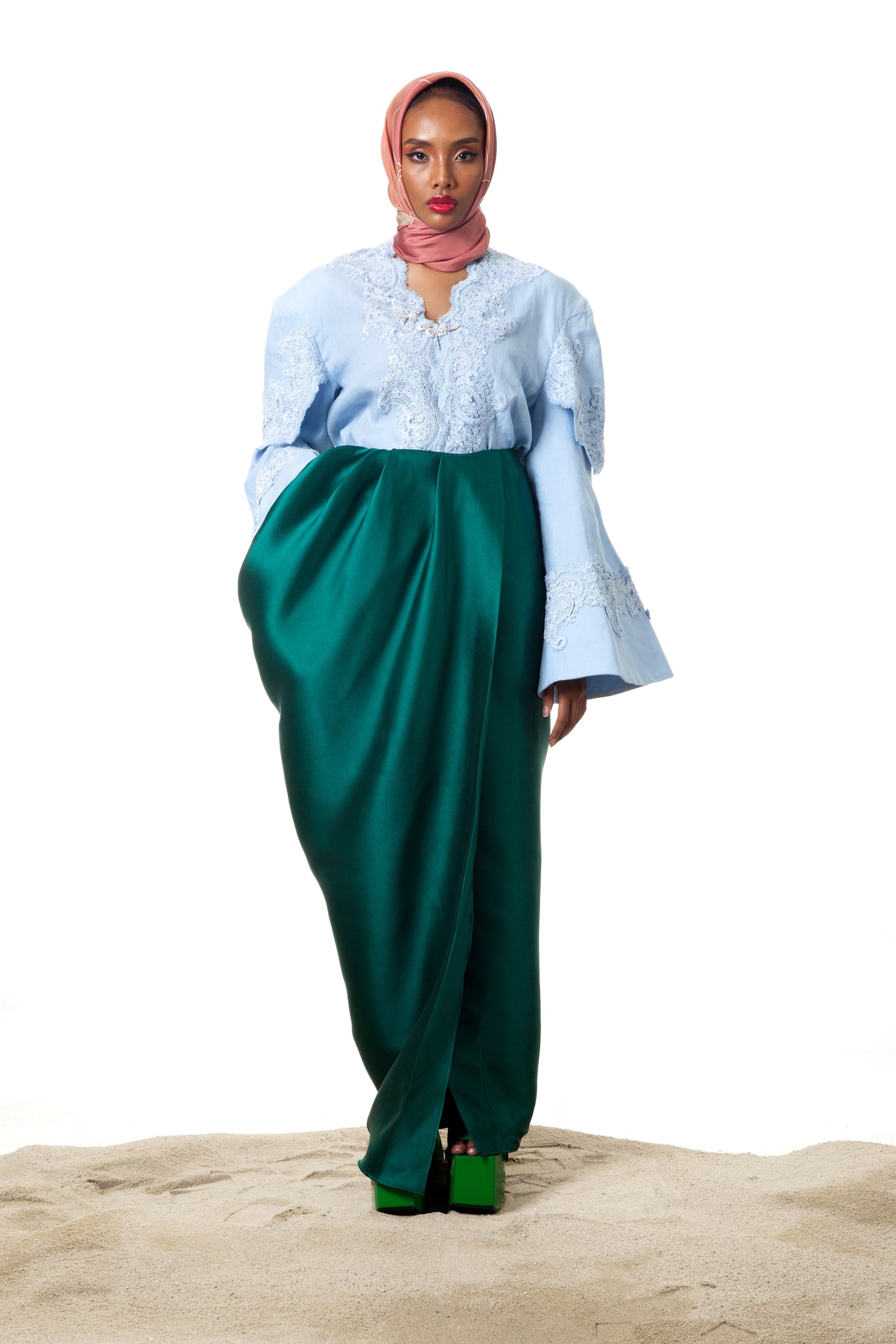Sarung Tafetta skirt