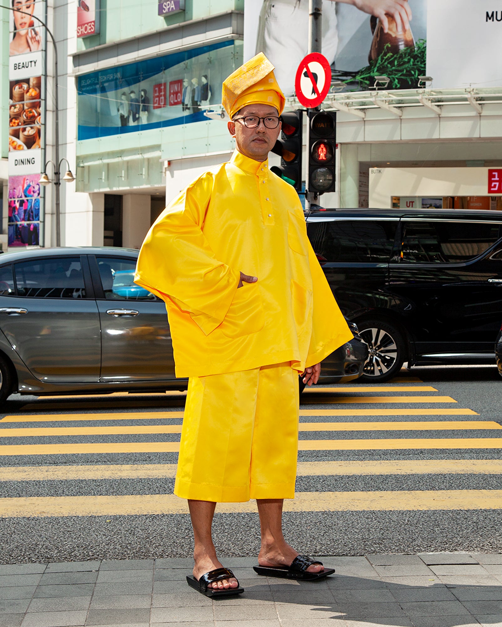 Baju Melayu Oversaiz Cekak Musang (Yellow)