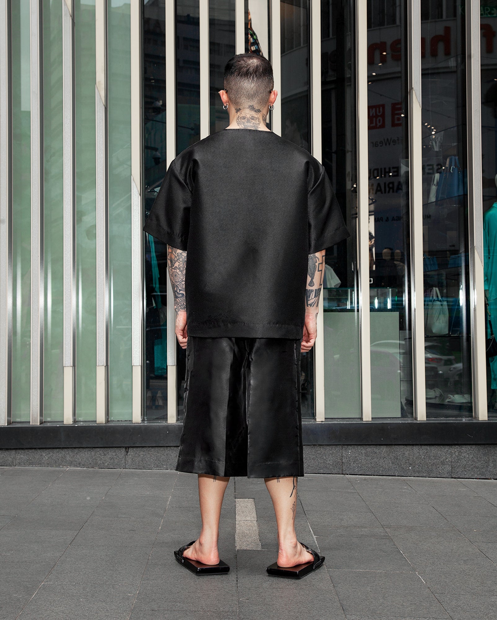 Baju Kedah Lengan Singkat (Black)