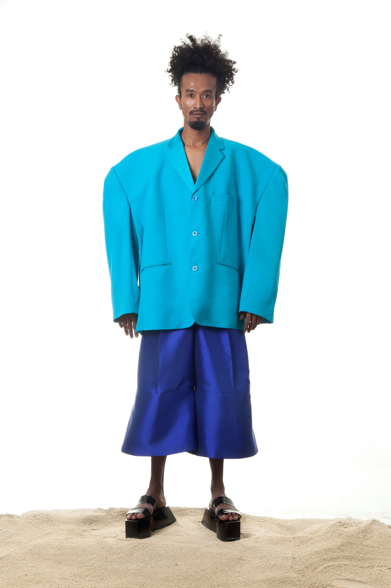 Palazzo Teffeta Pants