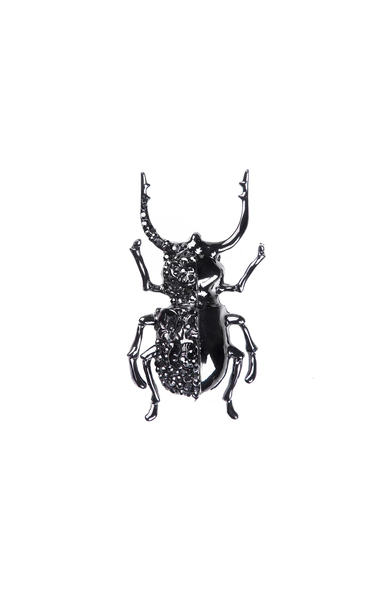 Behati Brooch by Hatta Dolmat (Black)