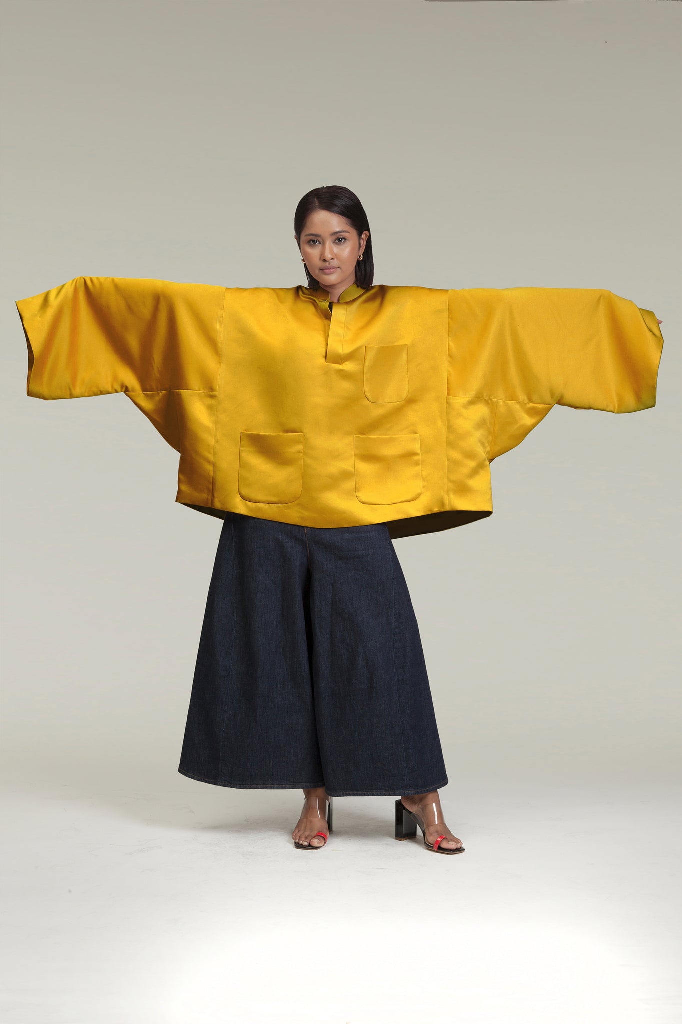 Baju Oversaiz Mustard Unisex
