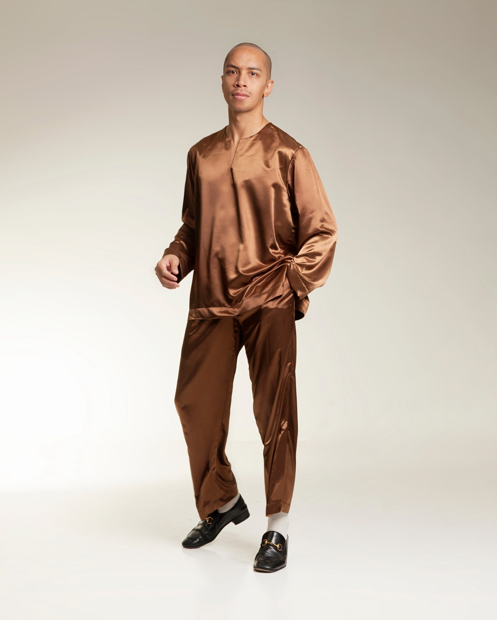 TTFGA Baju Melayu Satin Set (Bronze)