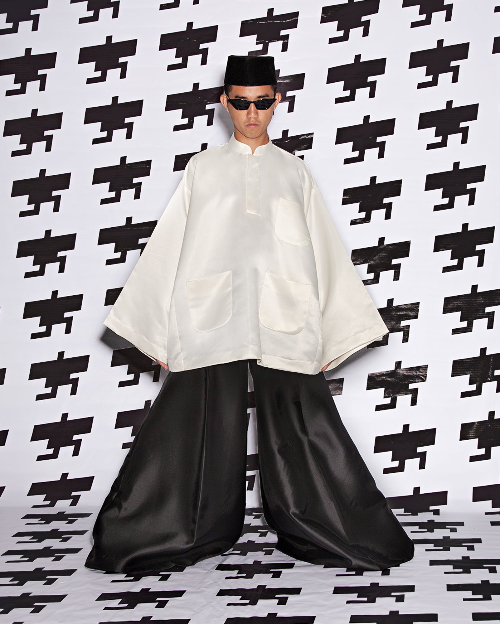 Baju Melayu Oversaiz Klasik (Cream White)